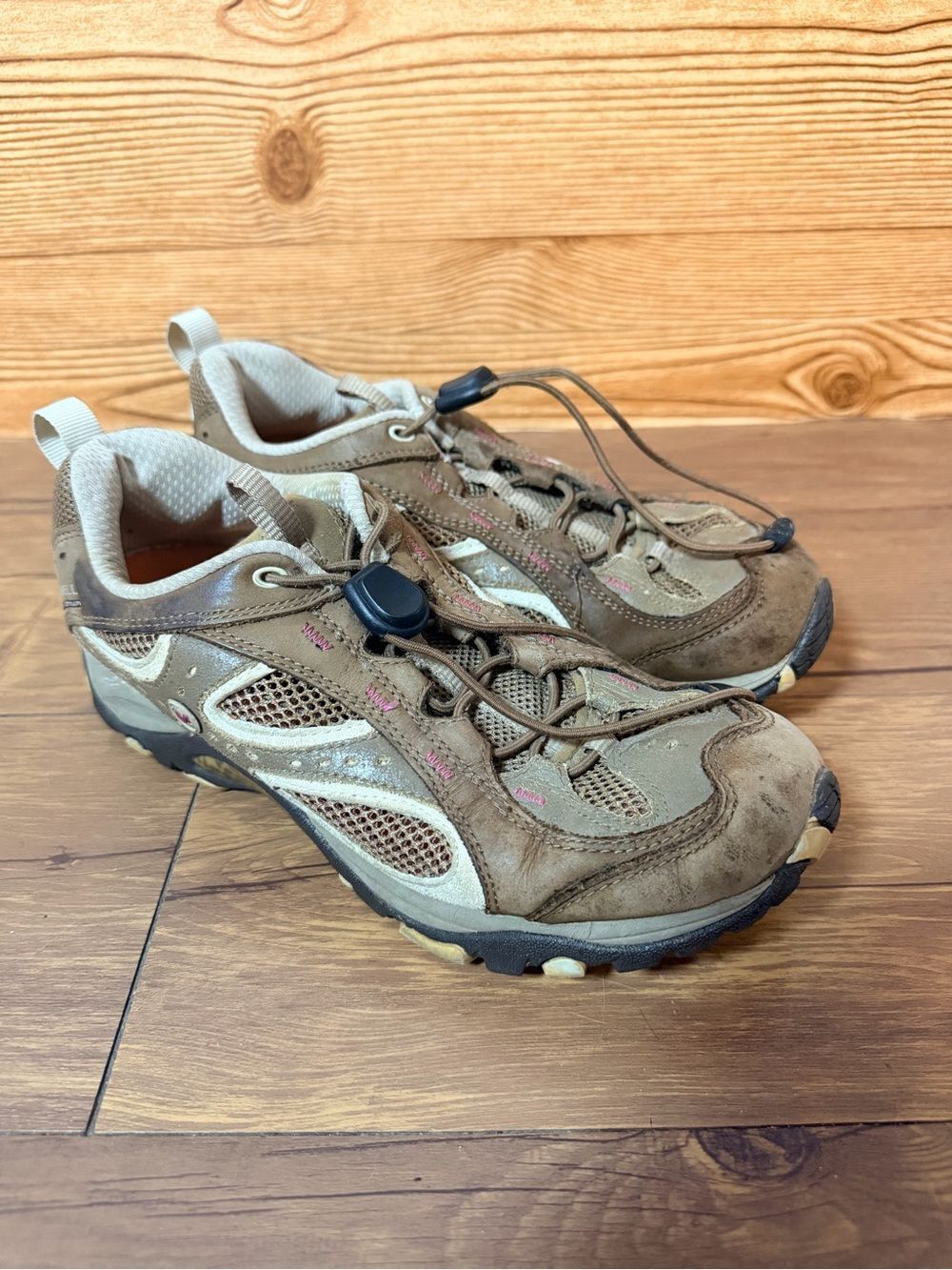 Merrell Women's Siren Athen Brown Hiking Shoes Size 8 Brown J16980 Vibram